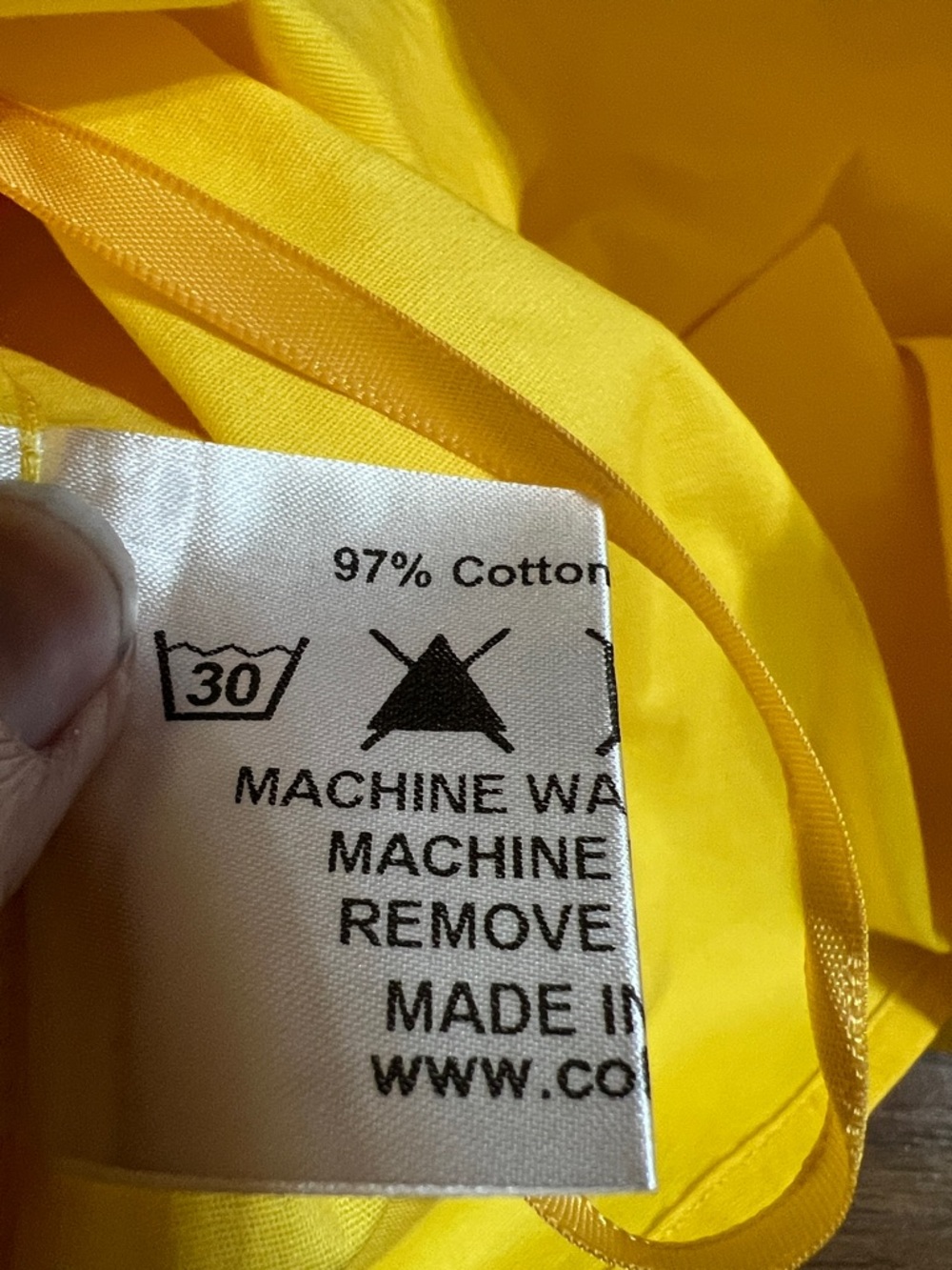 Collectif Bright Yellow Ruffle Off-Shoulder Crop Top - Picture 3 of 3